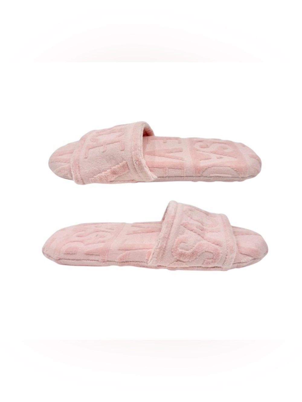 VERSACE PLUSH ALLOVER SLIPPERS